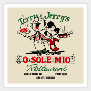 “Red Sauce Revival”- Terry & Jerry’s ‘O Sole Mio’ Restaurant, Bay City, MI Sticker